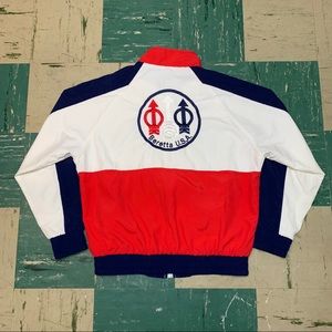 Beretta USA Jacket Vintage 90s Red White and Blue
